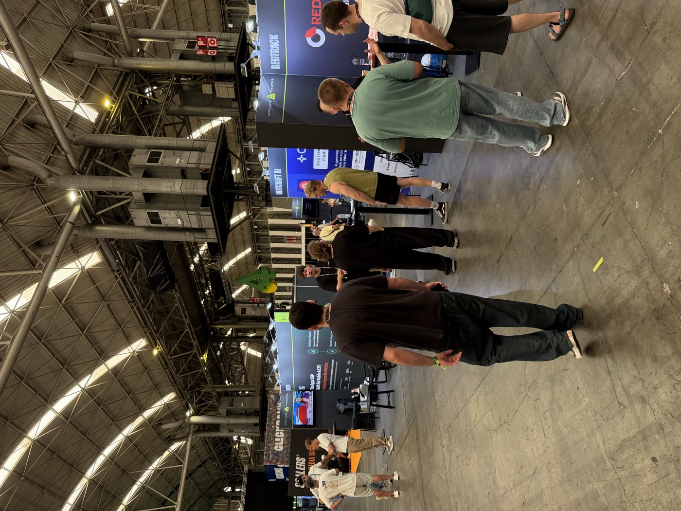 Exhibition hall at the Affiliate Takeover Summit in Barcelona
